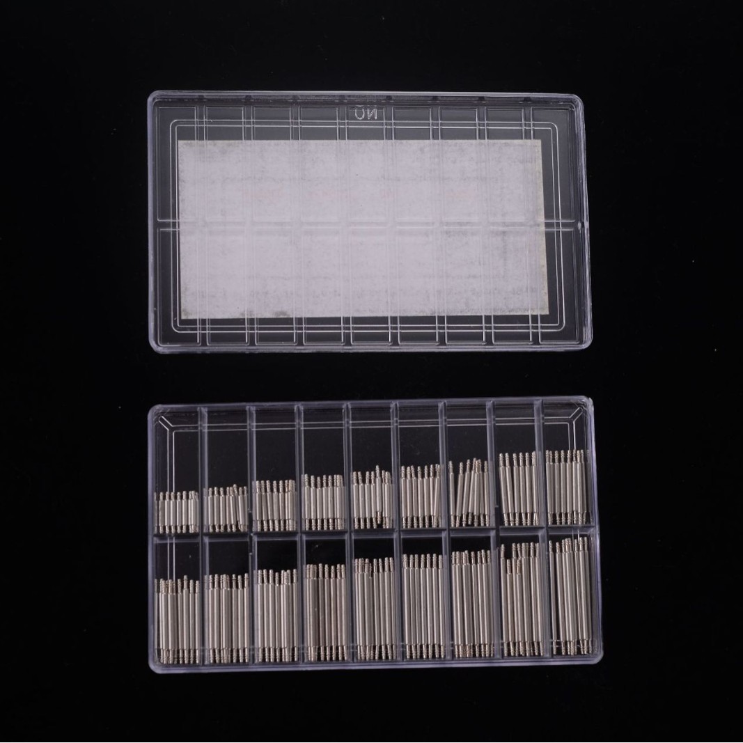 Spring Bar Tool - 144 ชิ้นสแตนเลสสตีลนาฬิกาบาร์สปริงชุด 8-25 มิลลิเมตร 1.5 มิลลิเมตรเส้นผ่านศูนย์กลางซ่อมหมุดออแกไนเซอร์กรณี-เครื่องมือที่ทนทานสำหรับ