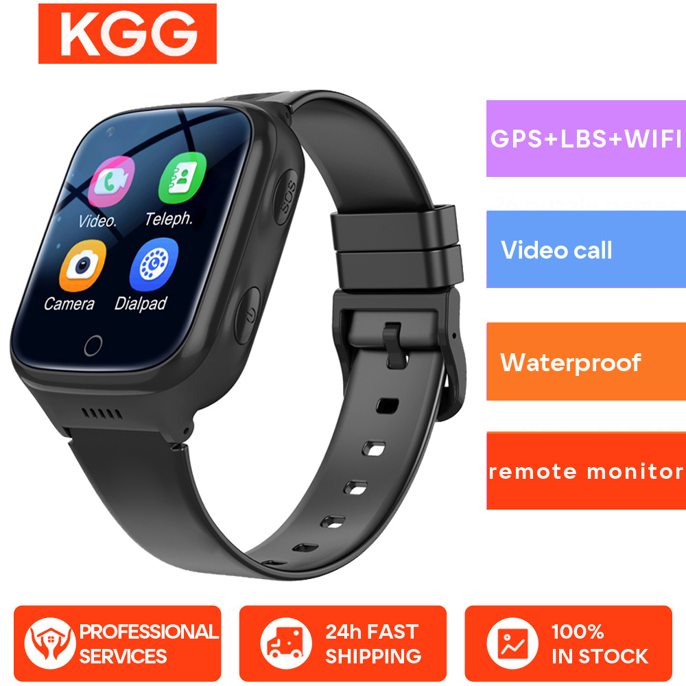 Smartwatch Digital Watches For Girls - สมาร์ทวอทช์สำหรับเด็ก4G 1000 mAh WiFi GPS ติดตาม
