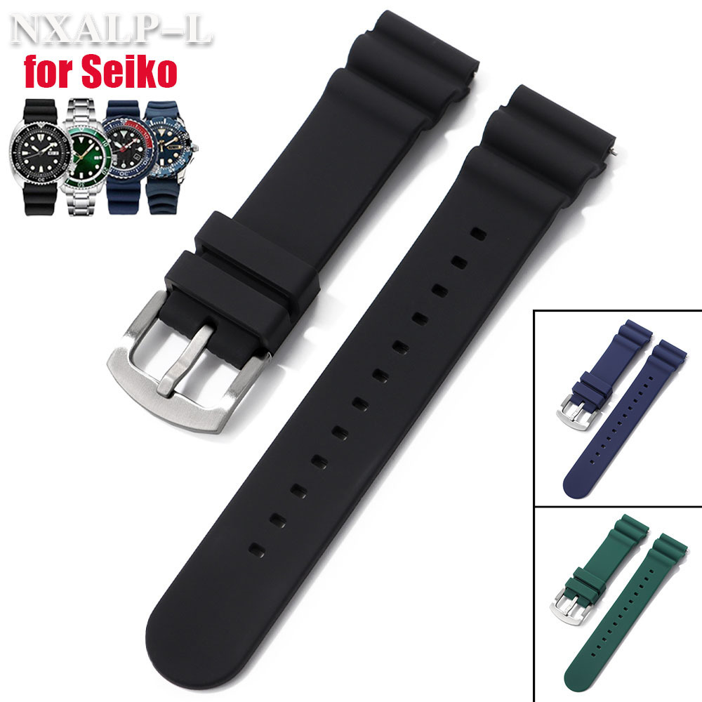 Seiko Watch Prospex - สายนาฬิกาซิลิโคนขนาด 20 มม. 22 มม. สำหรับ