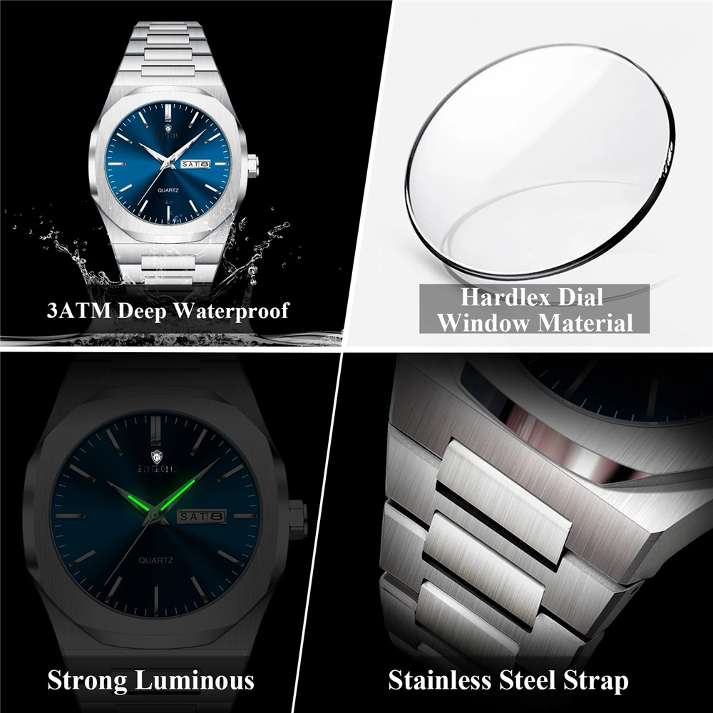 ใหม่นาฬิกาอัตโนมัติสำหรับผู้ชา - Smartwatch Watches Brands For Men บทวิจารณ์และราคา