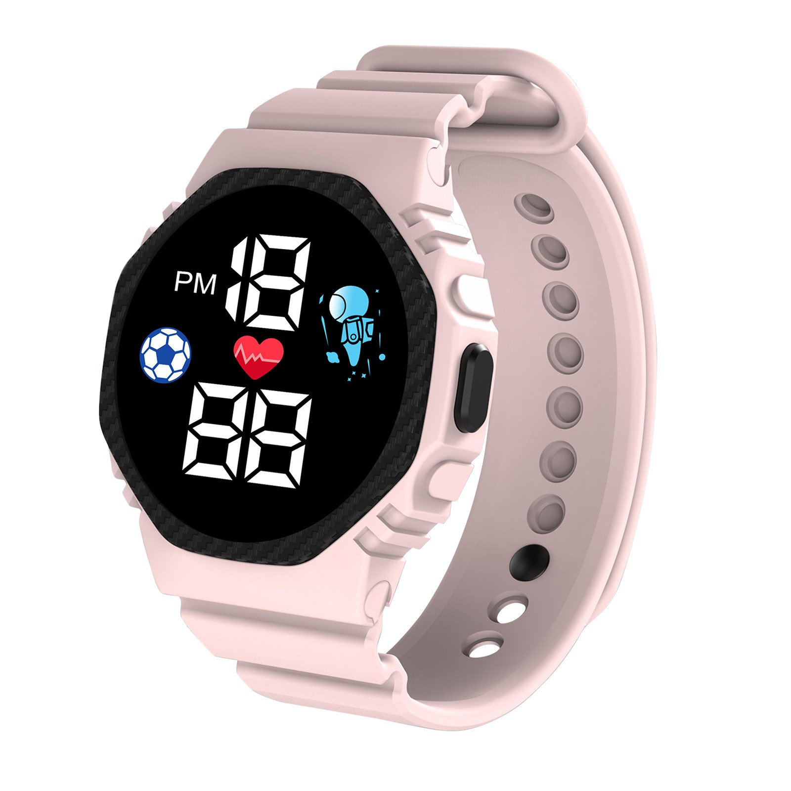 สมาร์ทวอท์ชหลากสีสำหรับเด็กเด็ - Smartwatch Digital Watches For Girls บทวิจารณ์และราคา