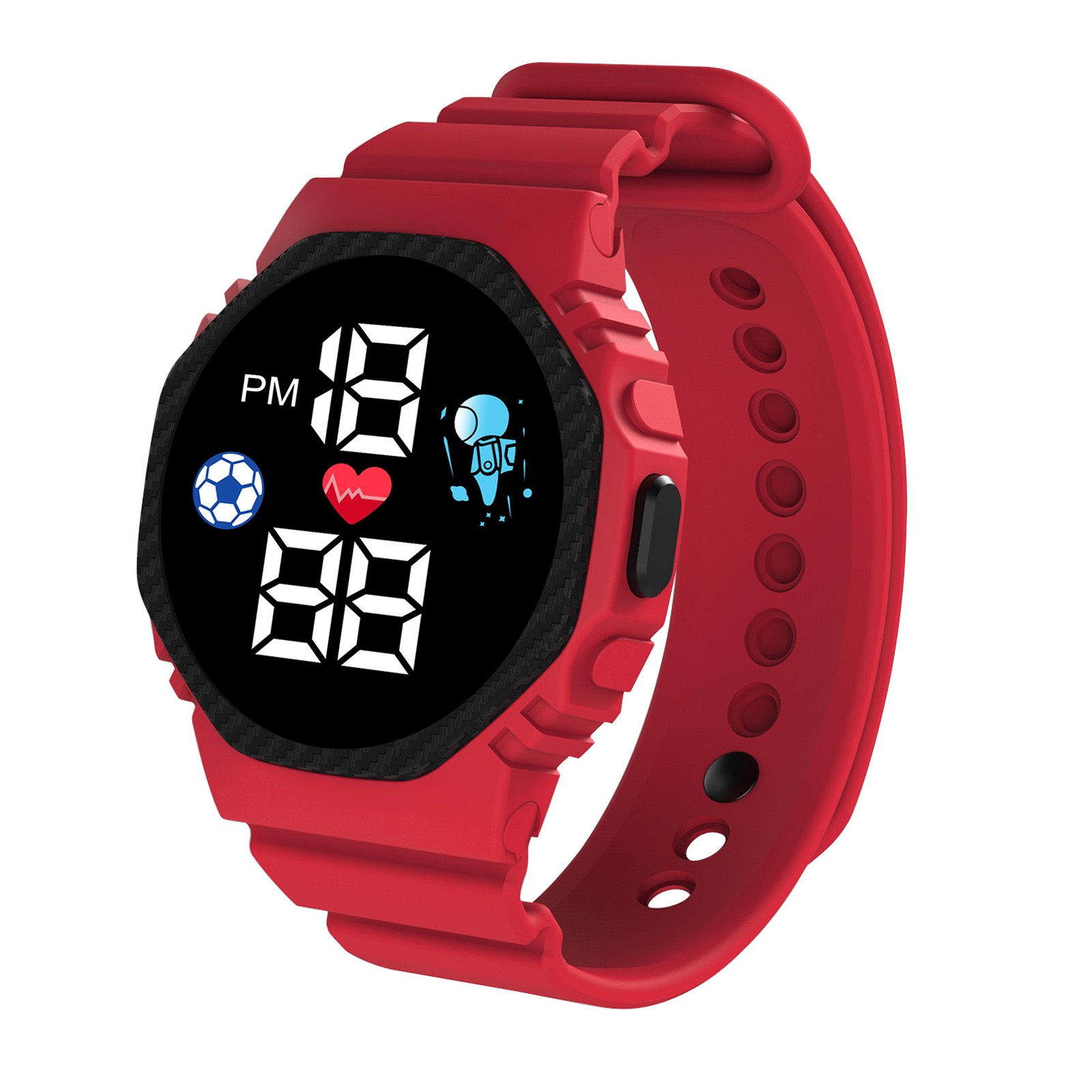 สมาร์ทวอท์ชหลากสีสำหรับเด็กเด็ - Smartwatch Digital Watches For Girls บทวิจารณ์และราคา