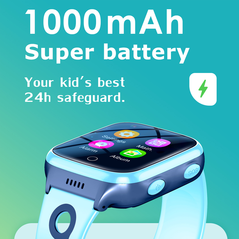 สมาร์ทวอทช์สำหรับเด็ก4G 1000 m - Smartwatch Digital Watches For Girls บทวิจารณ์และราคา