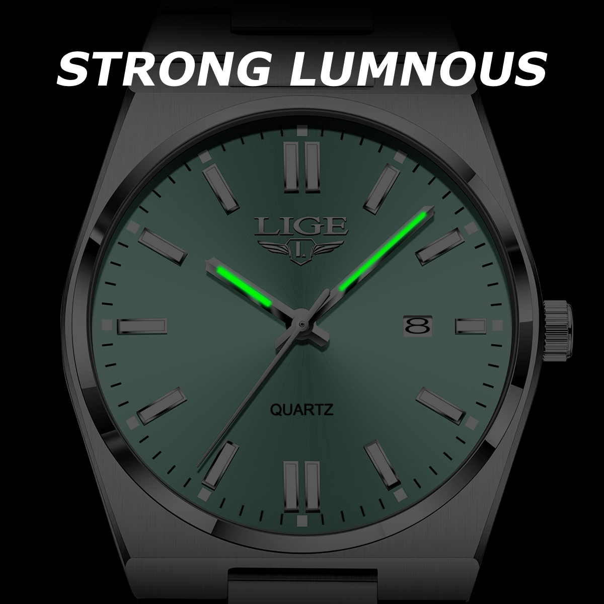 LIGE แบรนด์หรูนาฬิกาผู้ชายแฟชั - Smartwatch Watches Brands For Men บทวิจารณ์และราคา