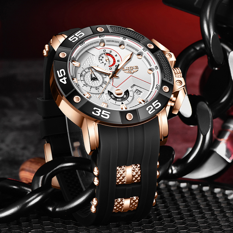 นาฬิกาควอตซ์ LIGE แบรนด์ดังระด - Smartwatch Watches Brands For Men บทวิจารณ์และราคา