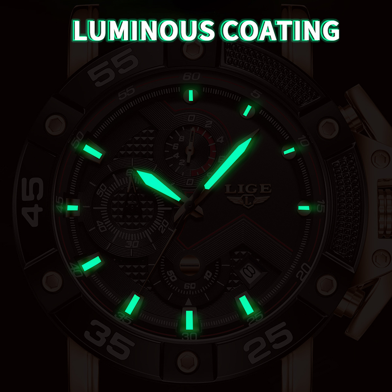 นาฬิกาควอตซ์ LIGE แบรนด์ดังระด - Smartwatch Watches Brands For Men บทวิจารณ์และราคา