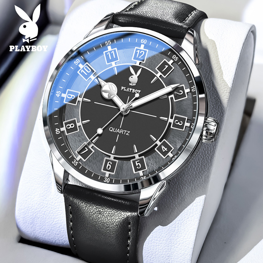 PLAYBOY 3137 แบรนด์ควอตซ์นาฬิก - Smartwatch Watches Brands For Men บทวิจารณ์และราคา