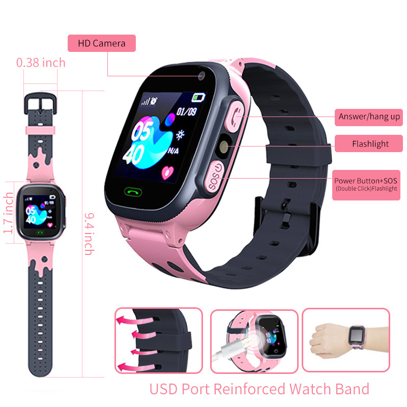 เด็กดูสมาร์ทนาฬิกาอัจฉริยะกันน - Smartwatch Digital Watches For Girls บทวิจารณ์และราคา