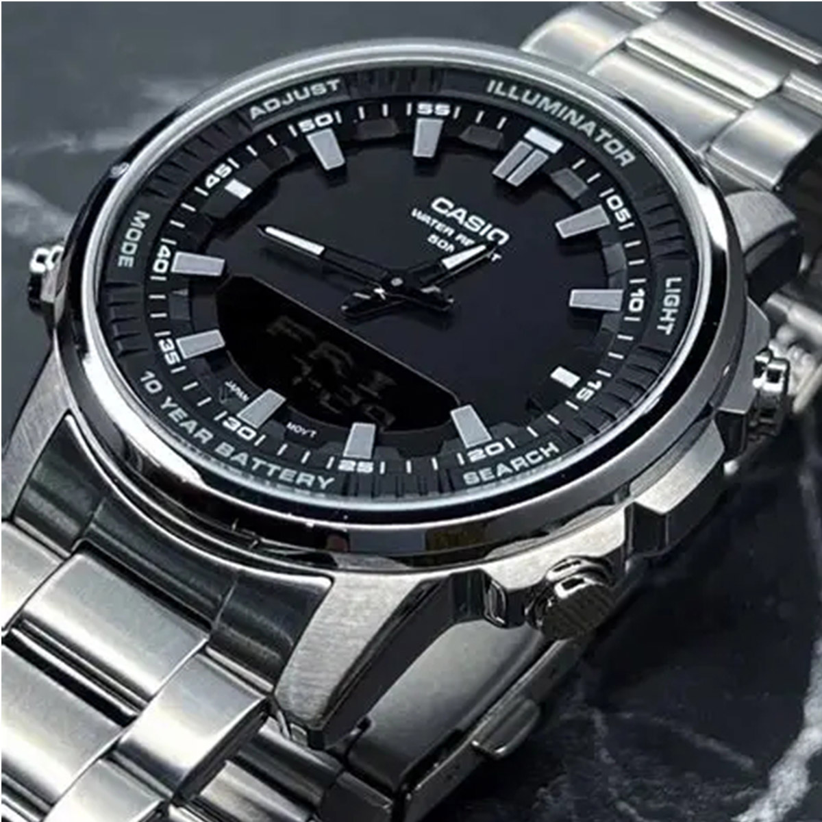 คาสิโอ AMW‑880D |   นาฬิกาข้อม - Casio Watches Smartwatch บทวิจารณ์และราคา