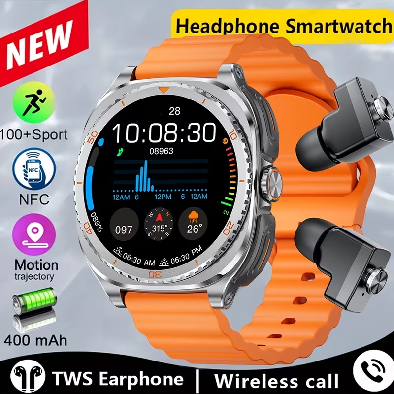 2 อิน 1 TWS ชุดหูฟังสมาร์ทวอทช - Smartwatch Noise Watches For Women บทวิจารณ์และราคา