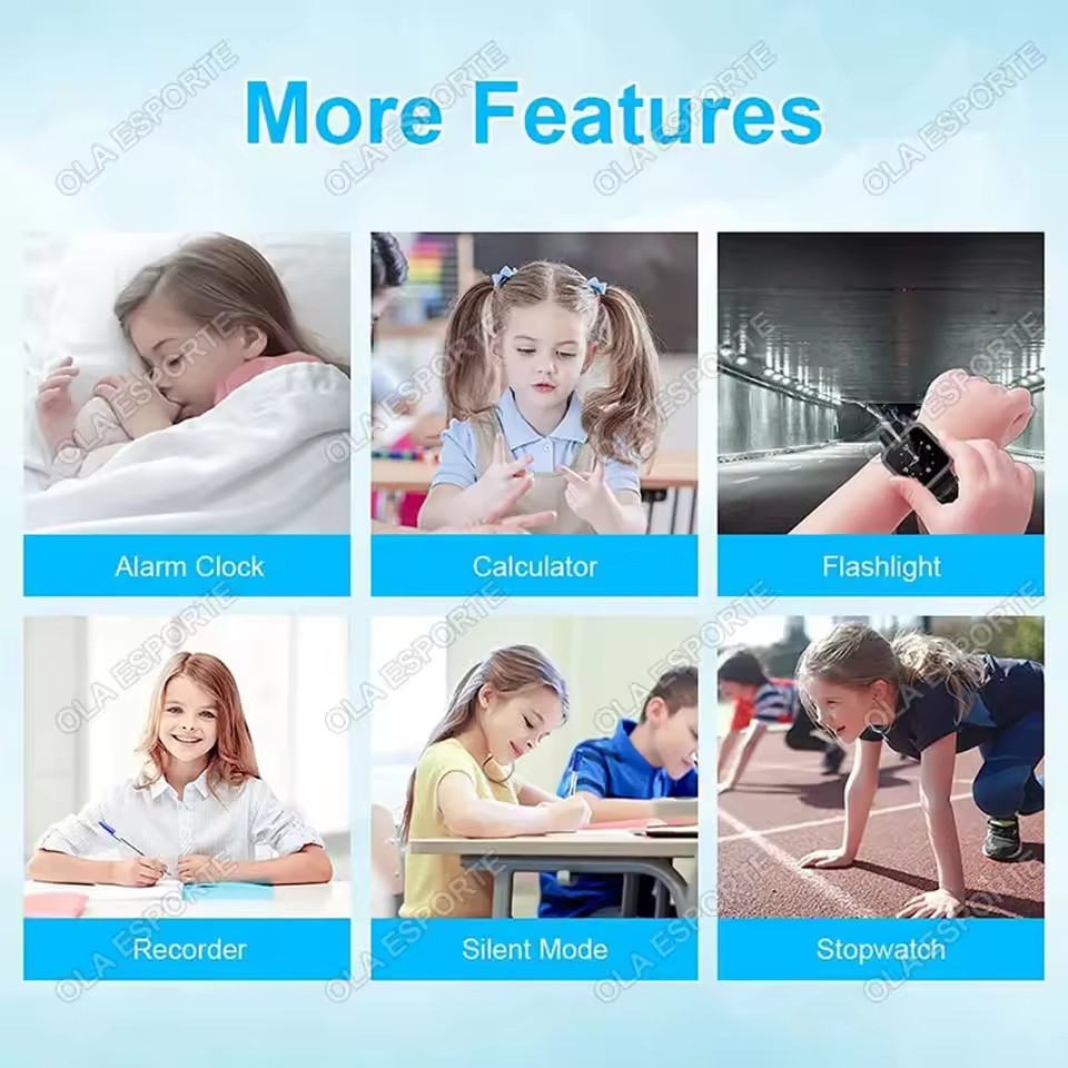 นาฬิกาสมาร์ทวอทช์เด็กแบบกันน้ำ - Smartwatch Digital Watches For Girls บทวิจารณ์และราคา