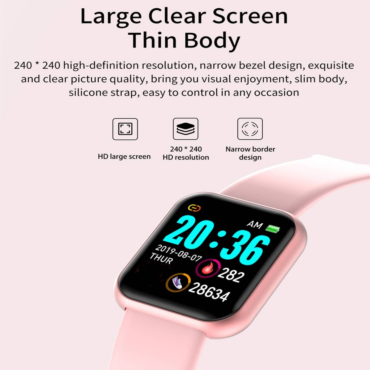 2025 ใหม่นาฬิกาดิจิตอลสมาร์ท L - Smartwatch Digital Watches For Girls บทวิจารณ์และราคา