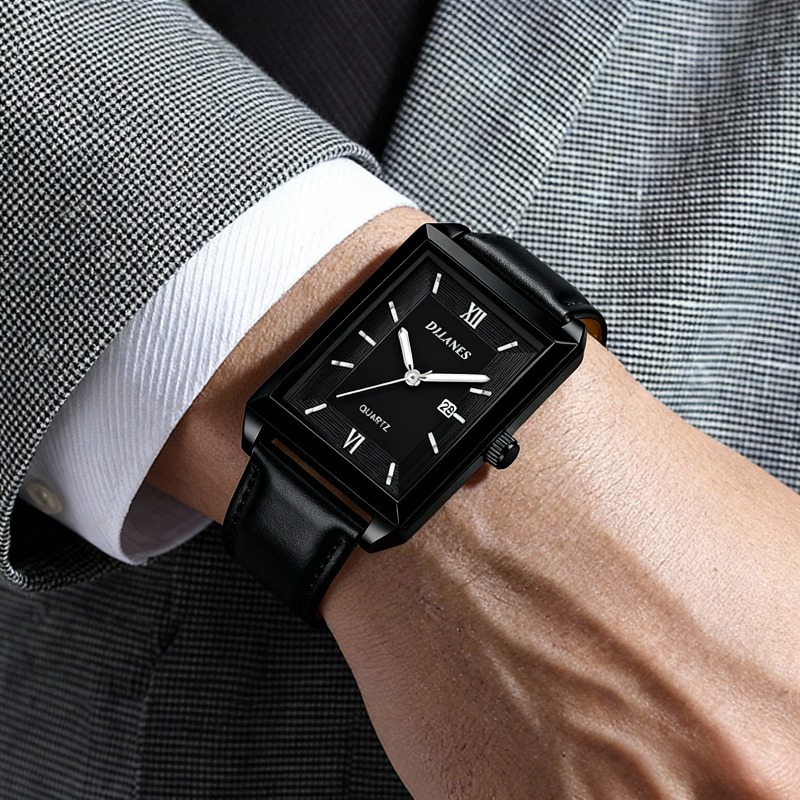 นาฬิกาข้อมือหนังลำลองสำหรับผู้ - Smartwatch Watches Brands For Men บทวิจารณ์และราคา