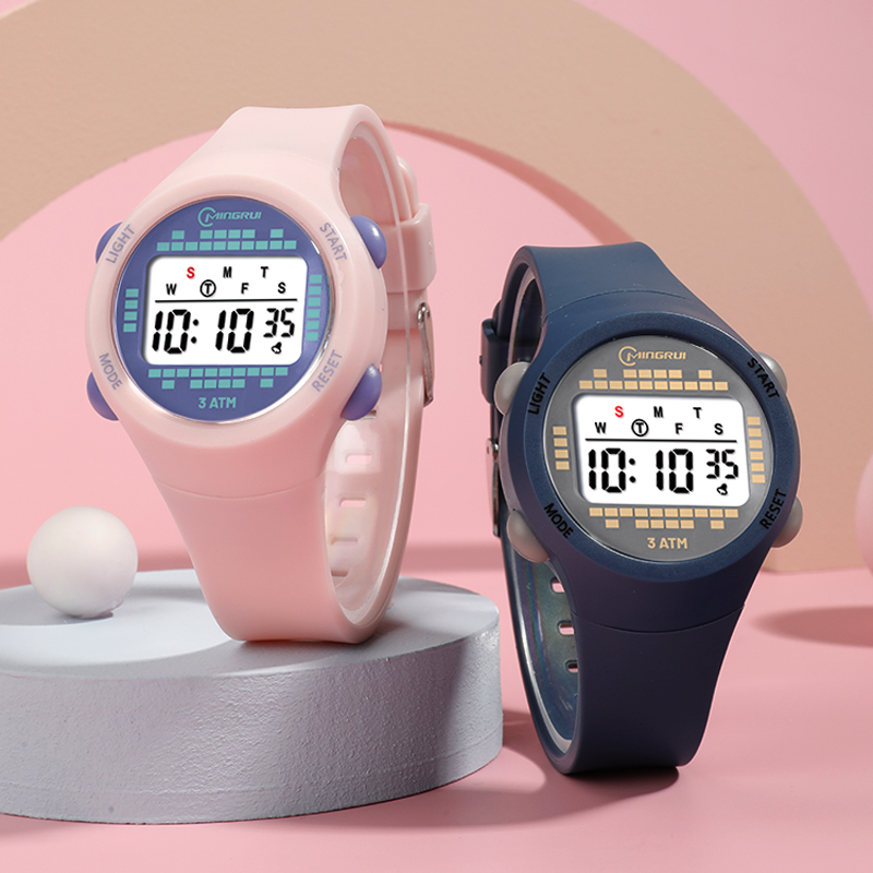 นาฬิกานักศึกษาชายกลางน่ารักสีช - Smartwatch Digital Watches For Girls บทวิจารณ์และราคา