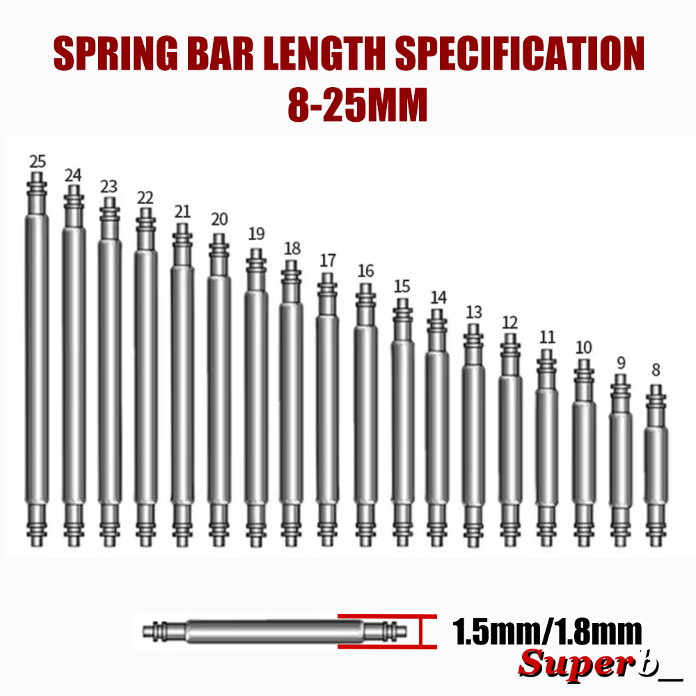 360 ชิ้น เส้นผ่านศูนย์กลาง 1.3 - Spring Bar Tool บทวิจารณ์และราคา
