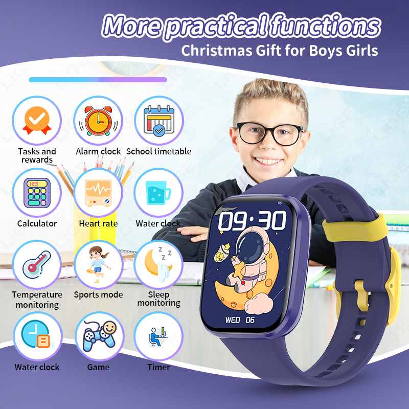 Lige เด็กสมาร์ทวอท์ชผู้หญิงฟิต - Smartwatch Digital Watches For Girls บทวิจารณ์และราคา
